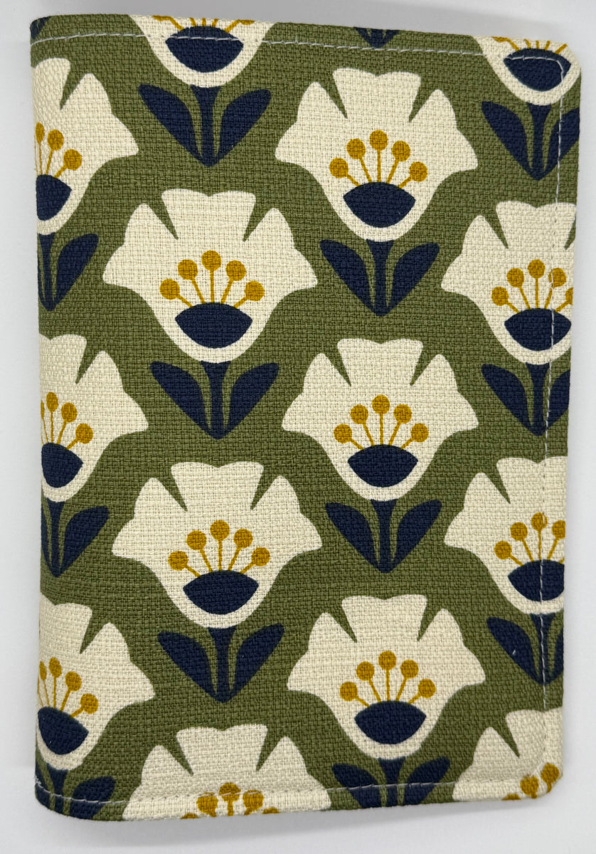 A5 Woven Fabric Cover Retro Flower – Eckoclaire