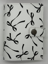 Load image into Gallery viewer, A6 Faux Leather Cover Bows
