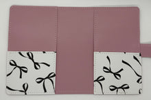 Load image into Gallery viewer, A6 Faux Leather Cover Bows
