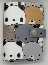 Load image into Gallery viewer, A6 Faux Leather Cover Bears

