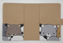 Load image into Gallery viewer, A6 Faux Leather Cover Bears
