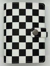 Load image into Gallery viewer, A6 Faux Leather Cover B&amp;W Check
