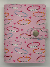Load image into Gallery viewer, A6 Faux Leather Cover Friendship Bracelet
