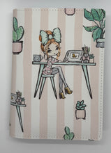 Load image into Gallery viewer, B6 Faux Leather Cover Office Girl
