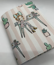 Load image into Gallery viewer, B6 Faux Leather Cover Office Girl
