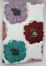 Load image into Gallery viewer, A5 Faux Leather Cover Floral Blooms
