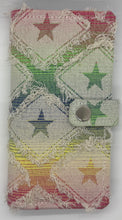 Load image into Gallery viewer, WEEKS Fringe Denim Rainbow Stars Cover
