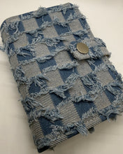 Load image into Gallery viewer, A6 Denim Fringe Check Cover
