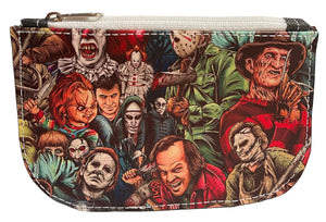 Horror Vinyl Zipper Coin Pouch