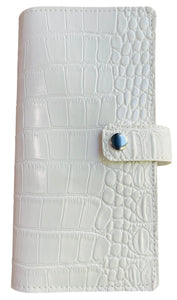 WEEKS Faux Leather Cover White Croc