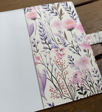Load image into Gallery viewer, A5 Smooth Faux Leather Cover WildFlowers
