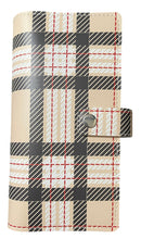 Load image into Gallery viewer, WEEKS Faux Leather Cover Holiday Plaid
