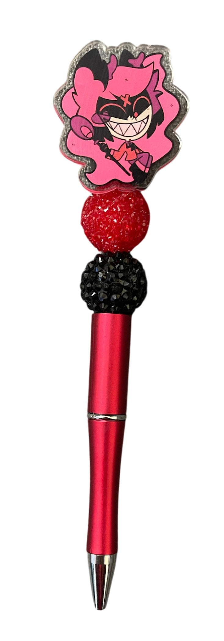 Hazbin Hotel Red Beaded Pen