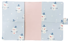 Load image into Gallery viewer, A6 Faux Leather Cover Snowman
