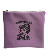 Load image into Gallery viewer, Coffee B*tch Nylon Zipper Pouch
