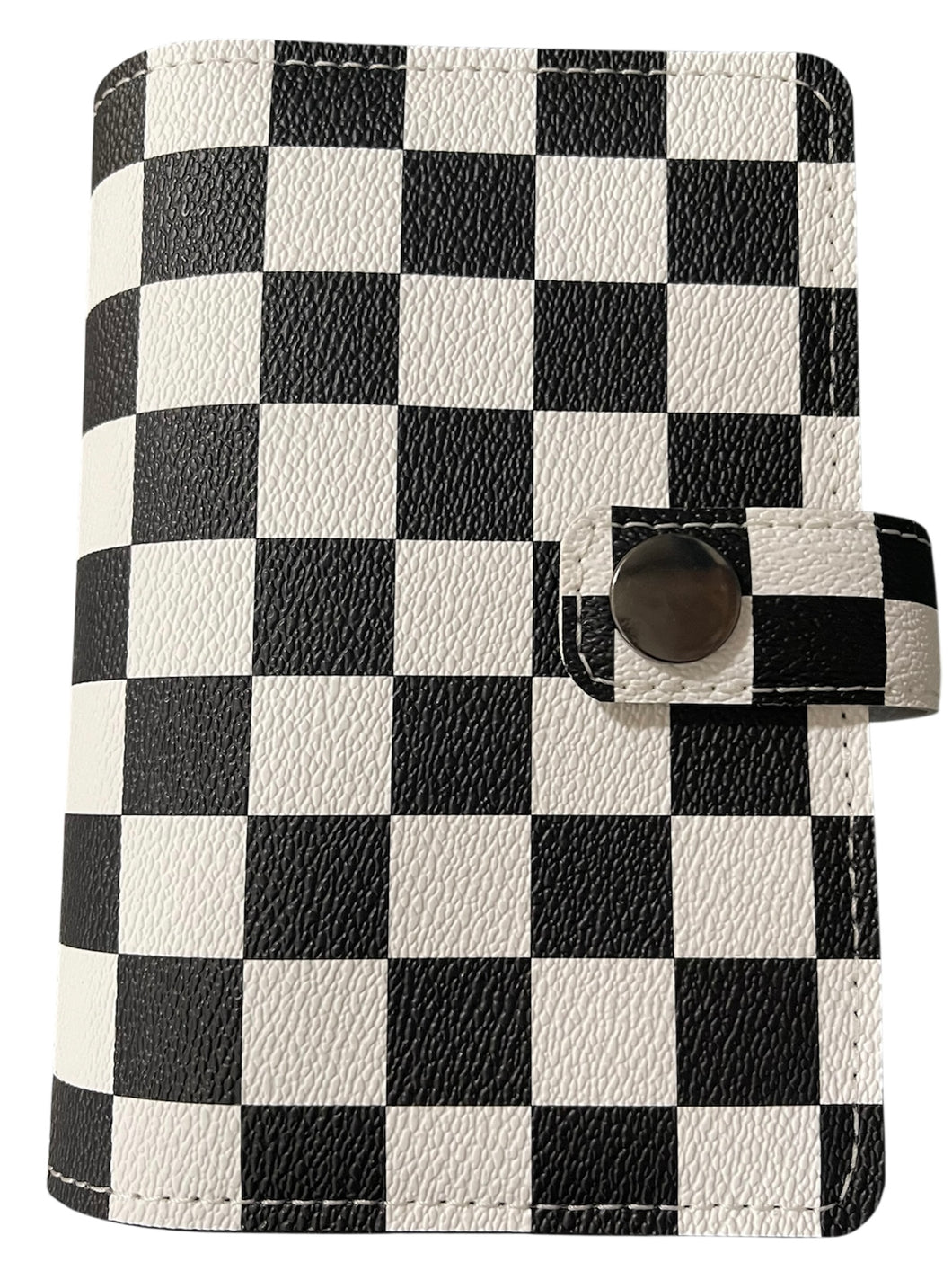 A6 Faux Leather Cover Checkered