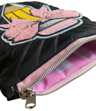 Load image into Gallery viewer, Pencil Quilted Nylon Zipper Pouch
