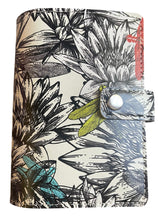 Load image into Gallery viewer, A6 Faux Leather Cover Floral Dragonfly
