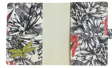 Load image into Gallery viewer, A6 Faux Leather Cover Floral Dragonfly
