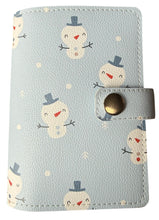 Load image into Gallery viewer, A6 Faux Leather Cover Snowman
