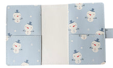 Load image into Gallery viewer, A6 Faux Leather Cover Snowman
